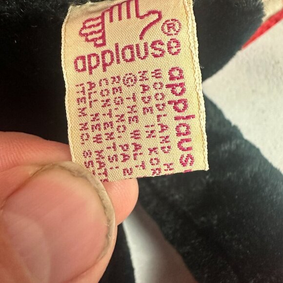 Vintage Applause Minnie Mouse Plush Doll 12" Red Polka Dot Dress Collectible - Picture 3 of 8